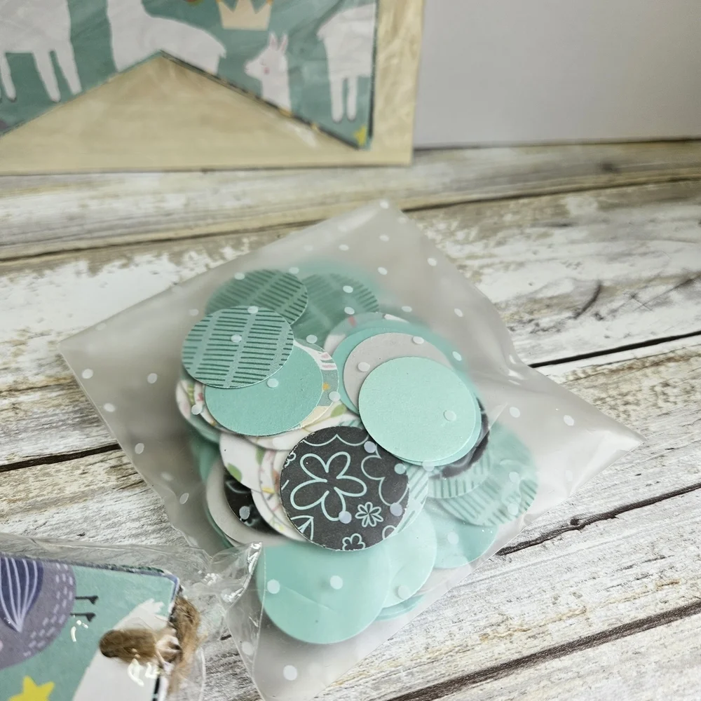 Mint Green and Grey LLAMA Party Decorations Set with Accents